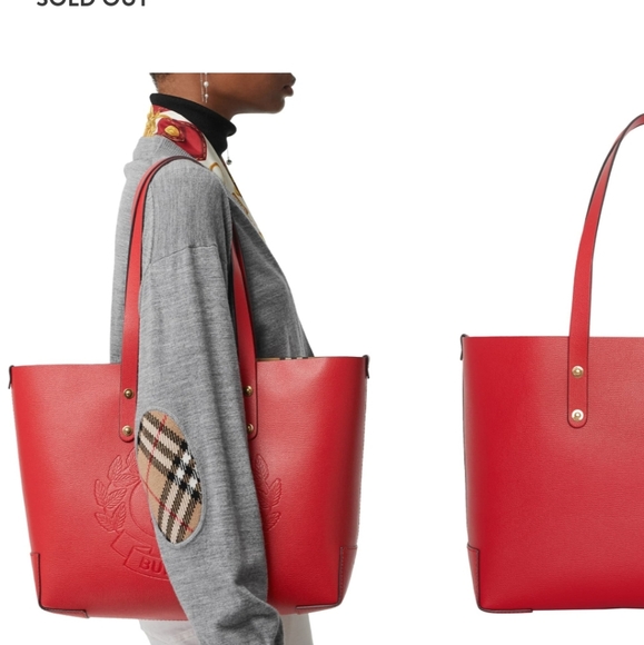 Burberry Embossed Tote - Picture 3 of 5